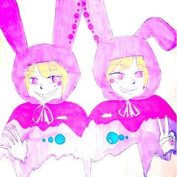 落書き。マーカー。