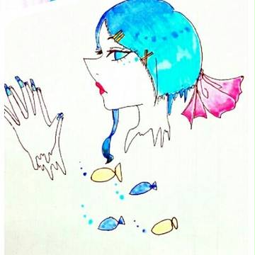 落書き。マーカー。
