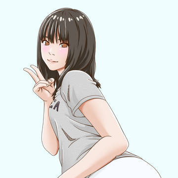 こっち向いてー