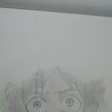 エレン描いたι(｀･-･´)/