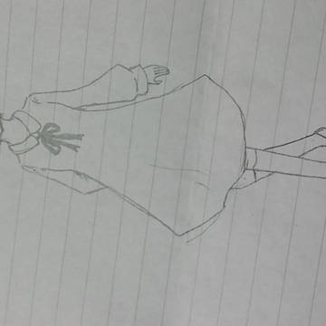 女の子 落書き