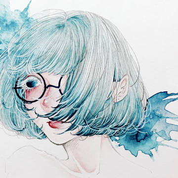 Blue girl