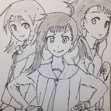 ニセコイ、小野寺姉妹&彩風 涼