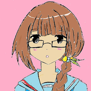 眼镜の女子高中