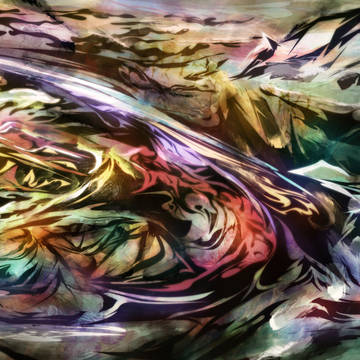 深紅流脈線