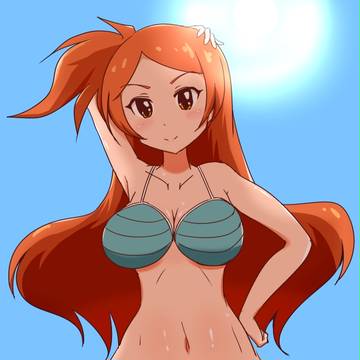 おやぶんっ、せっかく海に来たんだから遊ぼうよっ♪