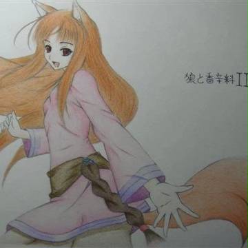 ホロ　色鉛筆