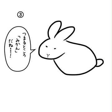 しぐらーらびっとさん。③〜みかん〜