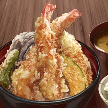 大海老天丼
