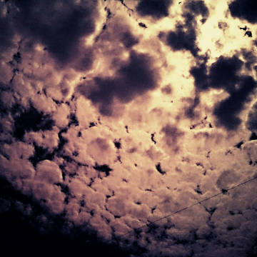 夜の雲