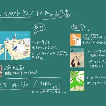 10/4 spark10のお品書き