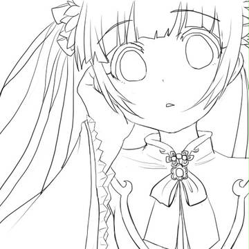 だいきょうぐらし！　（線画）