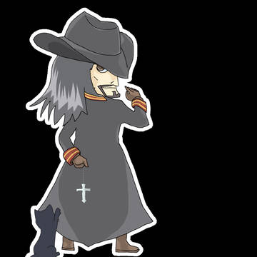 ワンドロ参加。ヴィンセントさんもどきとアイシャもどき。