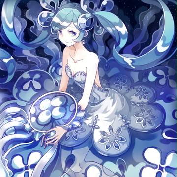 くらげドレスミク