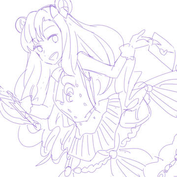 梅露可 落書き