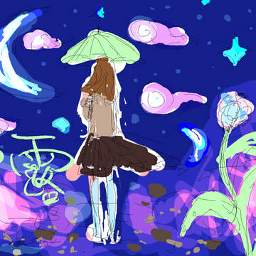 夜晚的露水