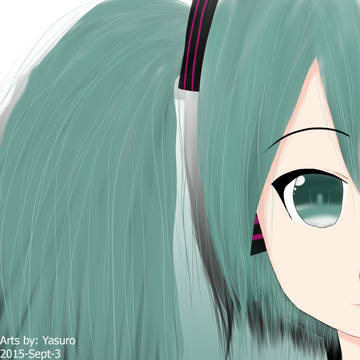 SpeedPaint - 001 [Miku]