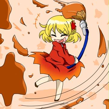一日一秋姉妹　色を塗る静葉様