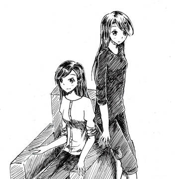Inktober Day 3 - 友達