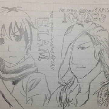 ナルサスとエラムを描いてみました!