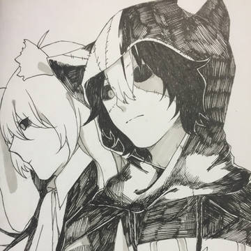 White rabbit and Cheshire
