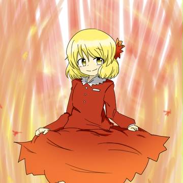 一日一秋姉妹絵　微笑む静葉様