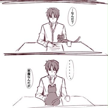 へし切長谷部と猫