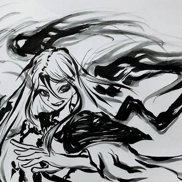 筆ペンでワンドロ戦艦タ級