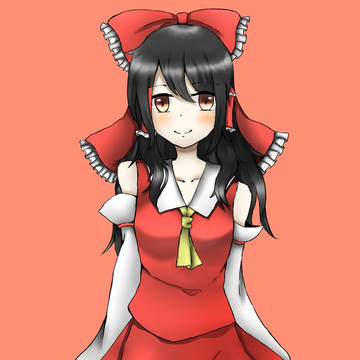 霊夢さん塗ってみました！