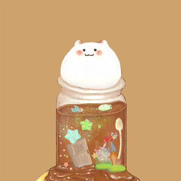 チョコレートもちボトル