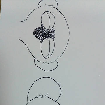 初描きソニック(模写)
