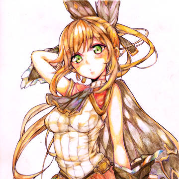 【いただきもの線画】クラリス【塗り絵】
