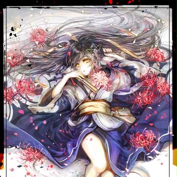 胸に咲いた白い華
