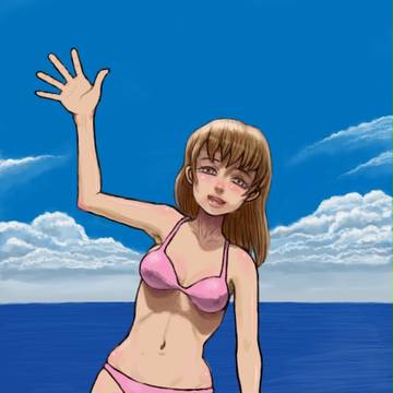 水着の女の子