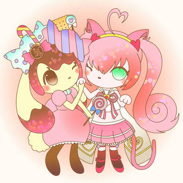 キャンディラパンちゃんとロージアちゃん