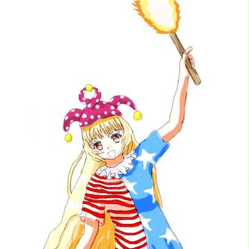 星条旗のピエロ