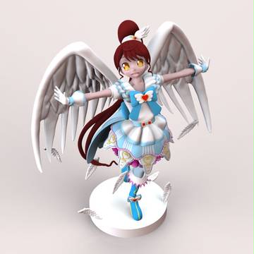 zbrushで白玉みかん