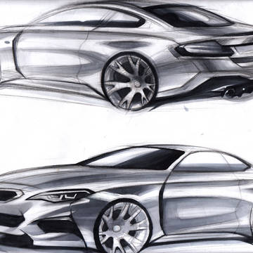 車　模写
