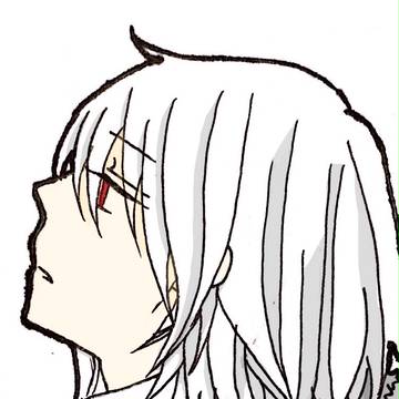 白髪の男の子