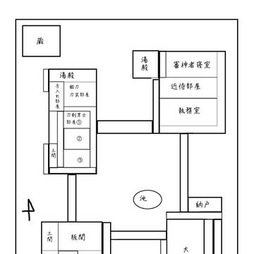 【CoCシナリオ】自縄自縛MAP【刀剣乱舞】