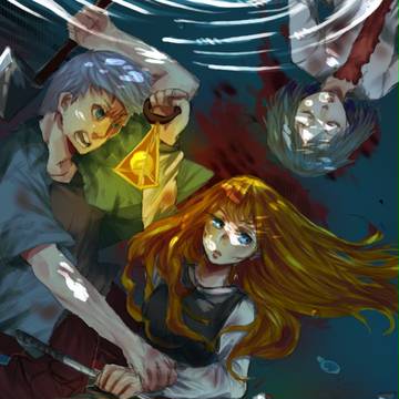 Under water