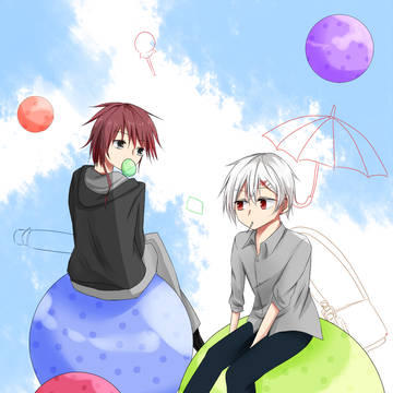 【君傘】あめと傘と【交流】