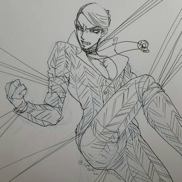 プロシュート落書き