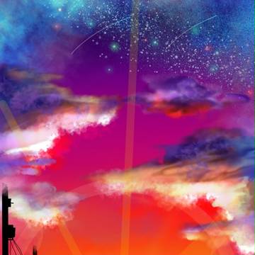 ２人の空