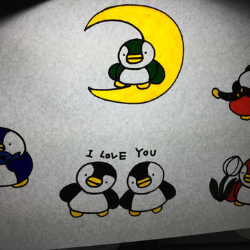 ライトアップペンギン