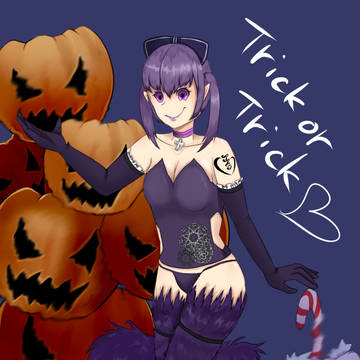 悪魔コスの魔女