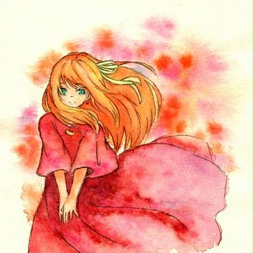 秋風、ふわり。