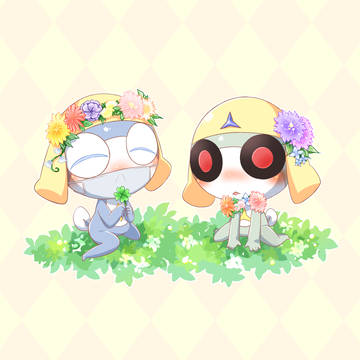 花冠とクローバー