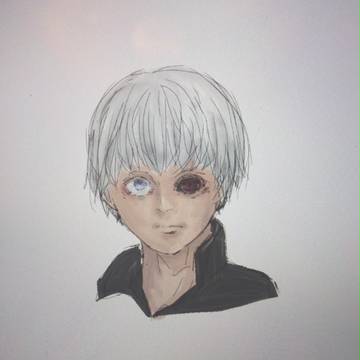 指で書いたカネキ