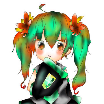 秋っぽいミク🍁🍂